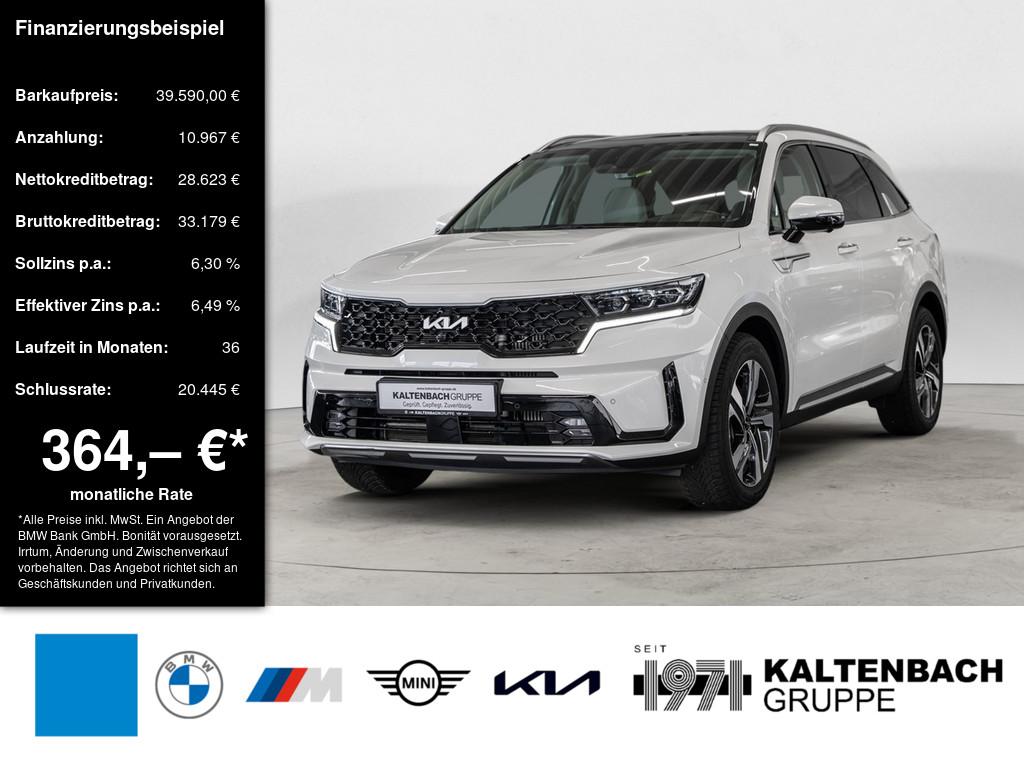 KIA Sorento 1.6 T-GDI PHEV AWD Platinum in Weiß von vorne KIA Sorento 1.6 T-GDI PHEV AWD Platinum in Weiß von vorne