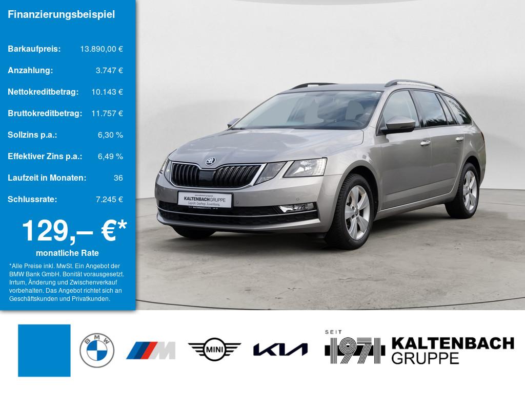 SKODA Octavia 1.0 TSI Style in Grau von vorne SKODA Octavia 1.0 TSI Style in Grau von vorne