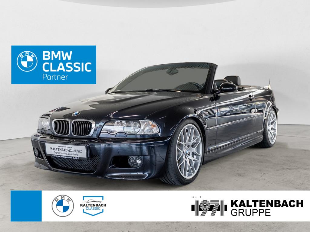 BMW Oldtimer M3 Cabrio in Schwarz von vorne