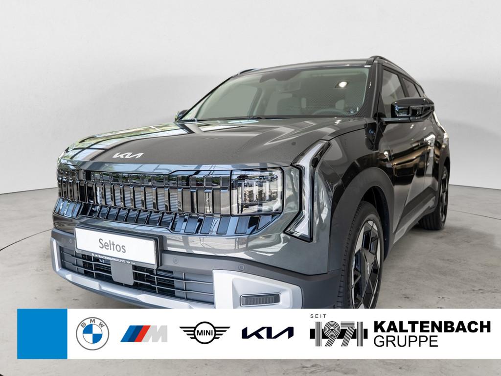 KIA Seltos 1.6 T-GDi Vision in Grau von vorne