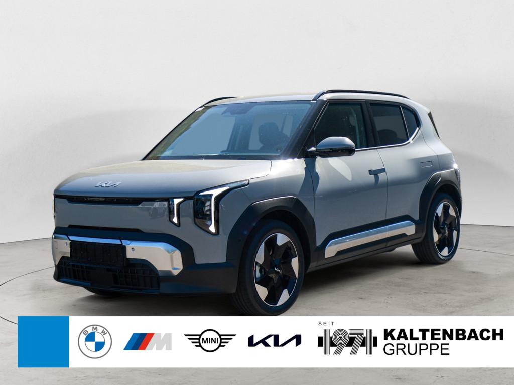 KIA EV2 Earth in Grau von vorne KIA EV2 Earth in Grau von vorne