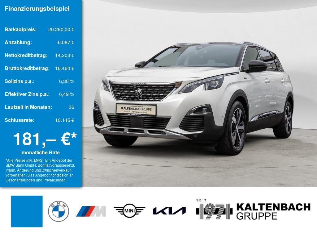PEUGEOT 5008 Allure PureTech 180 GT-Line in Weiß von vorne PEUGEOT 5008 Allure PureTech 180 GT-Line in Weiß von vorne