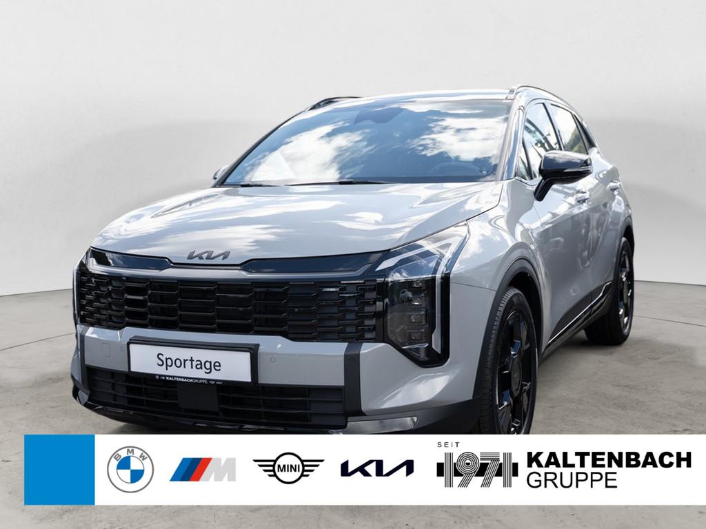 KIA Sportage 1.6 T-GDI Black Edition in Grau von vorne