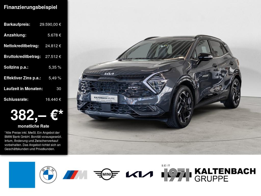 KIA Sportage 1.6 T-GDI GT-Line 4WD in Grau von vorne