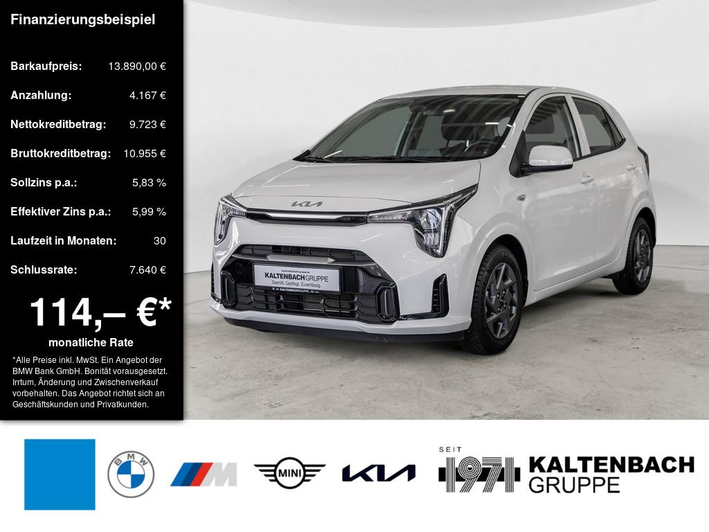 KIA Picanto 1.0 Vision in Weiß von vorne