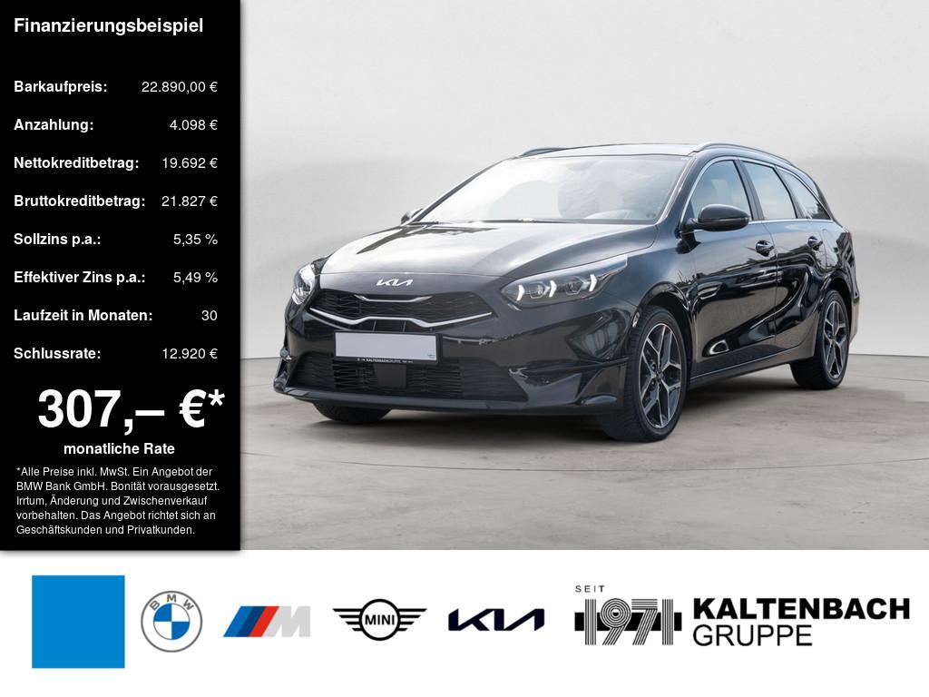 KIA Ceed 1.5 T-GDI Spirit in Schwarz von vorne