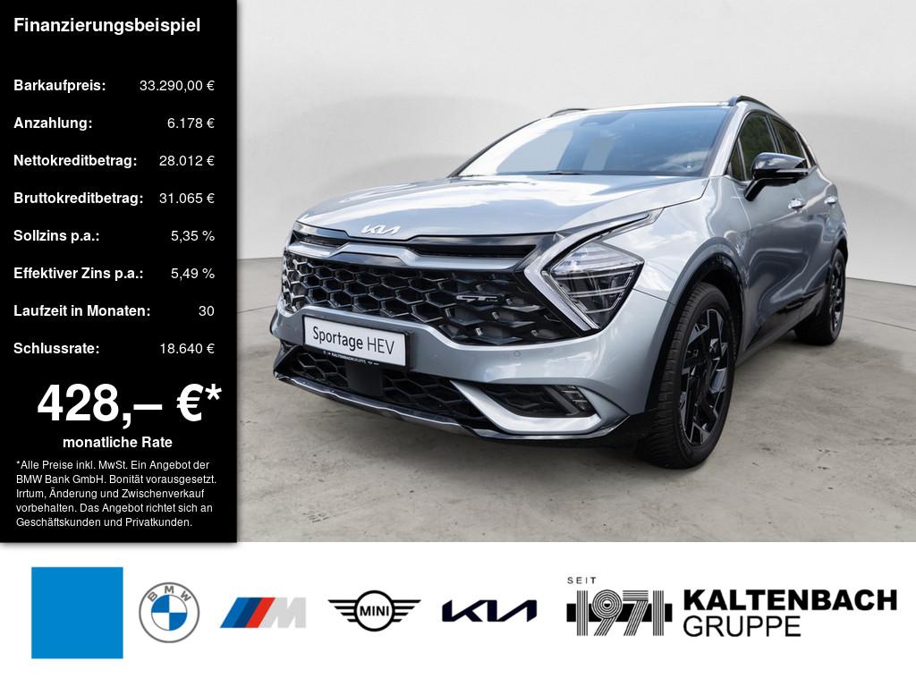 KIA Sportage 1.6 T-GDI GT-Line 4WD in Grau von vorne KIA Sportage 1.6 T-GDI GT-Line 4WD in Grau von vorne