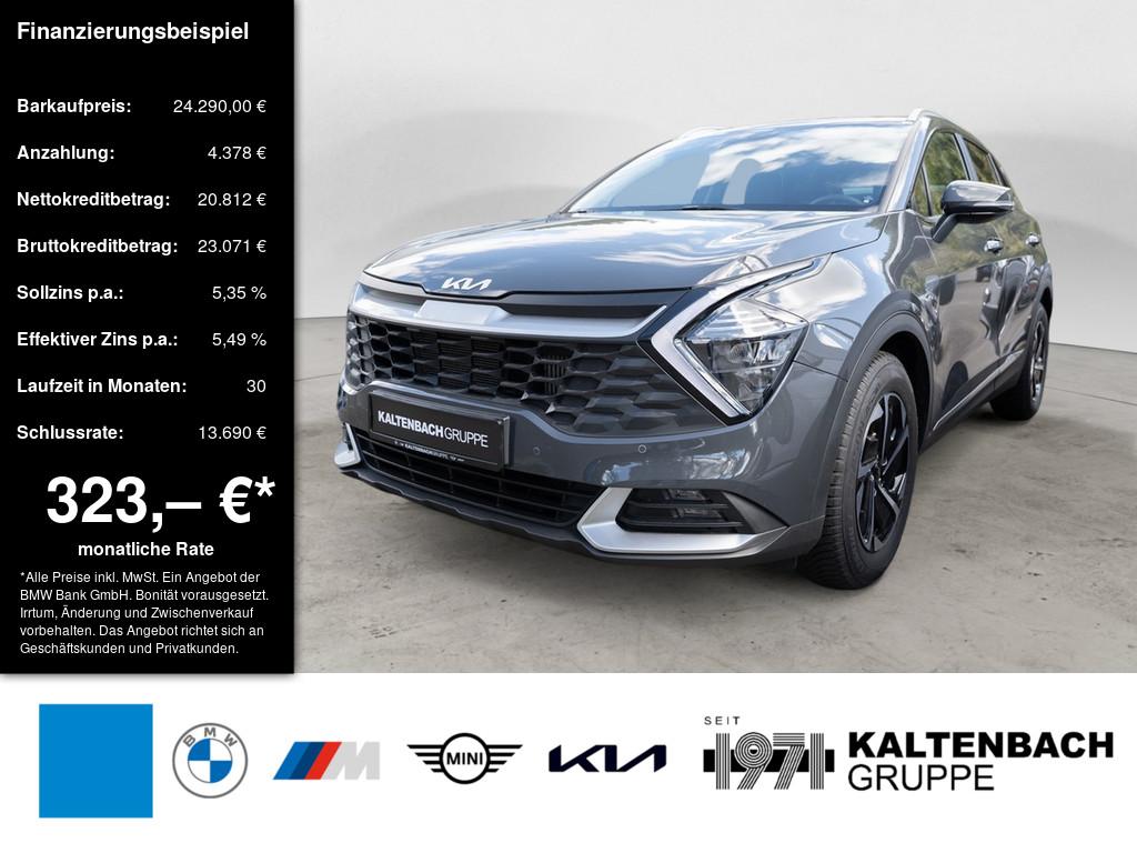 KIA Sportage 1.6 T-GDI Vision in Grau von vorne KIA Sportage 1.6 T-GDI Vision in Grau von vorne