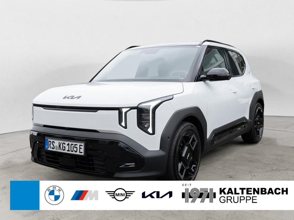 KIA EV2 Black-Line in Weiß von vorne