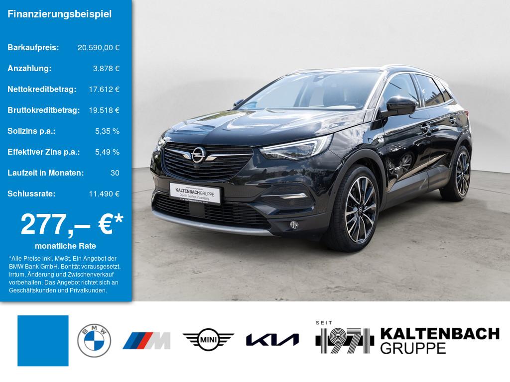 OPEL Grandland 1.6 Ultimate Plug-in-Hybrid in Schwarz von vorne