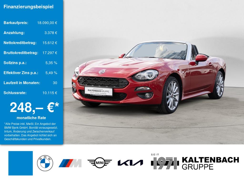 FIAT 124 Spider 1.4 Lusso in Rot von vorne