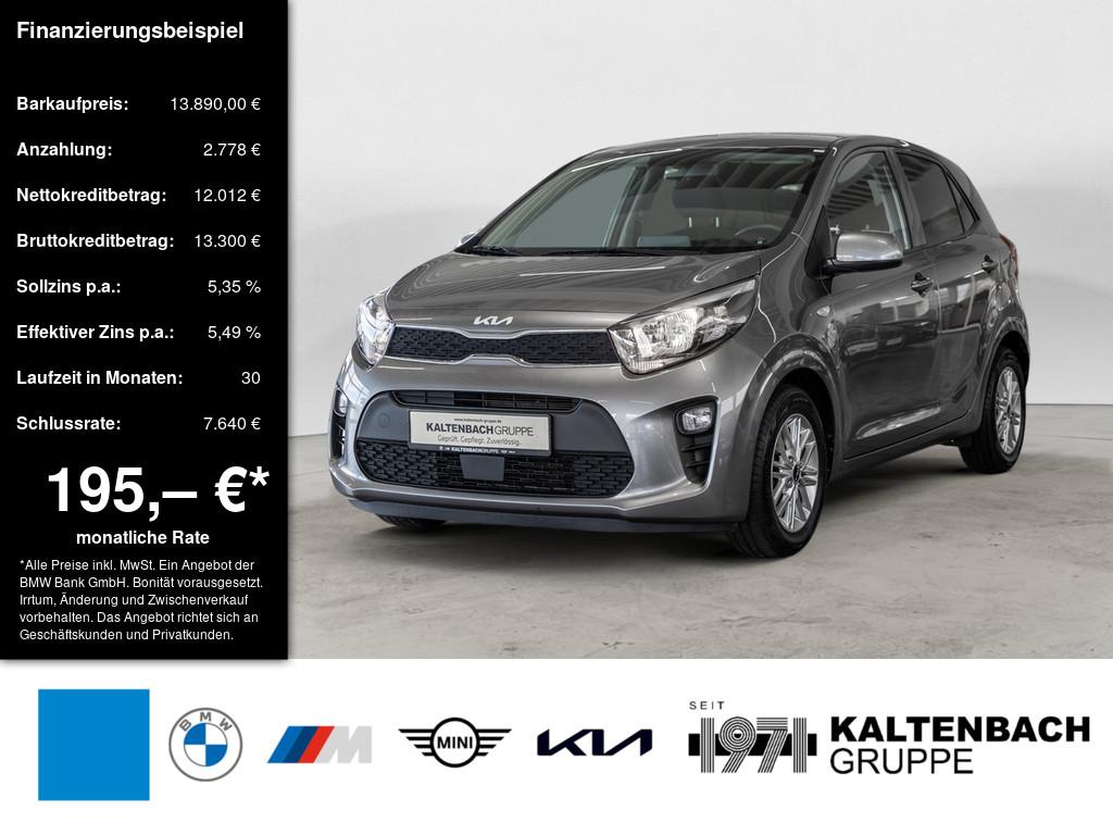 KIA Picanto 1.0 Vision in Grau von vorne KIA Picanto 1.0 Vision in Grau von vorne