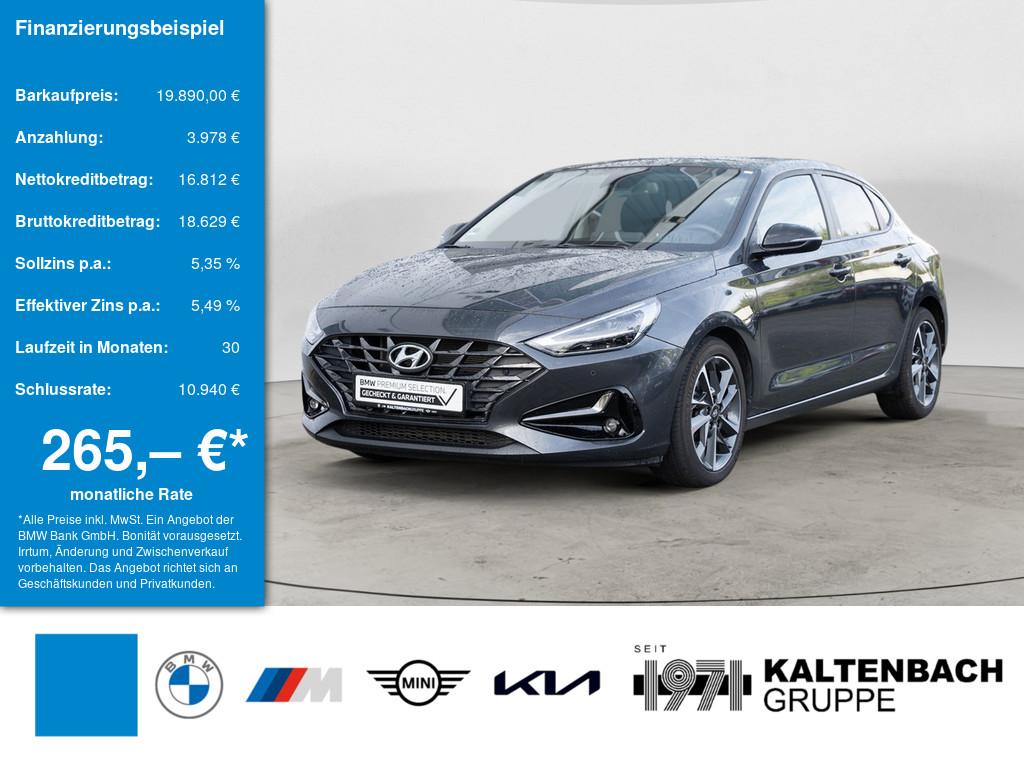 HYUNDAI i30 Fastback 1.5 Edition 30+ Mild-Hybrid in Grau von vorne