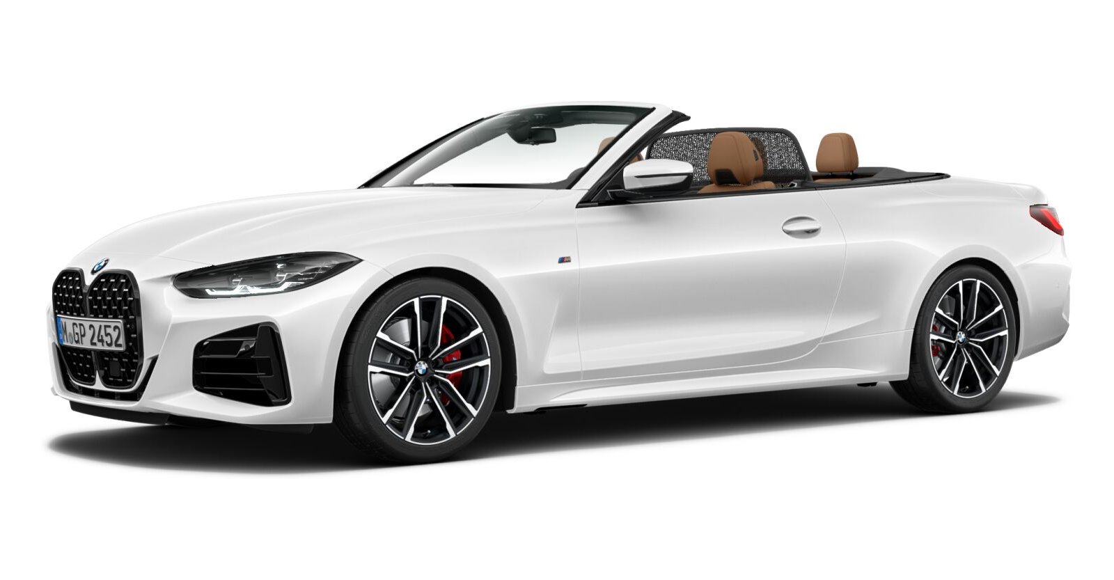 BMW BMW 4er in Weiß von vorne BMW BMW 4er in Weiß von vorne