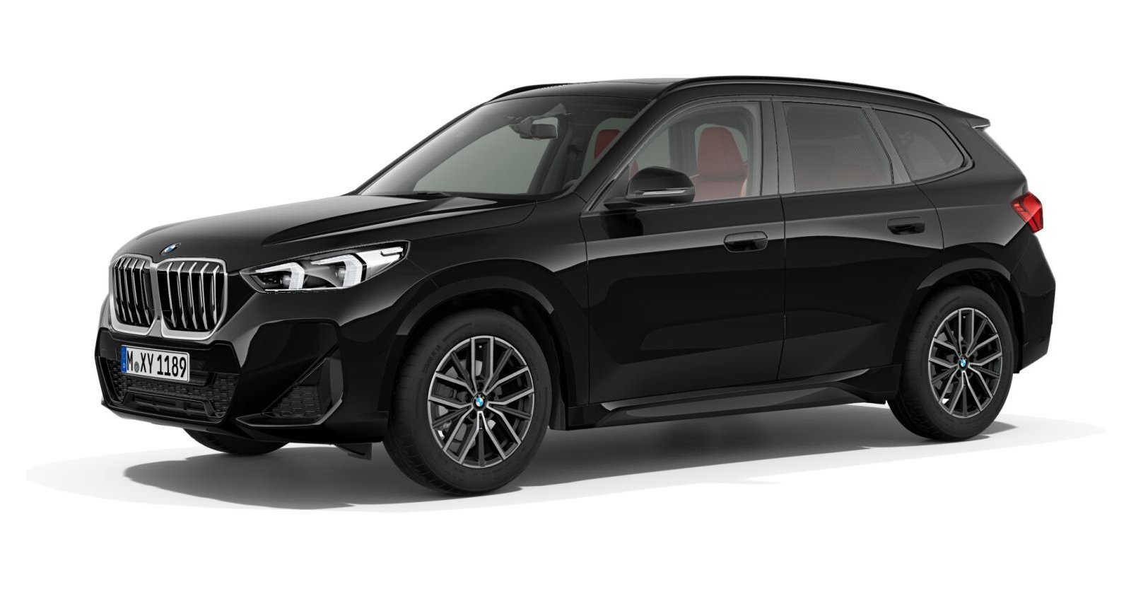 BMW BMW X in Schwarz von vorne