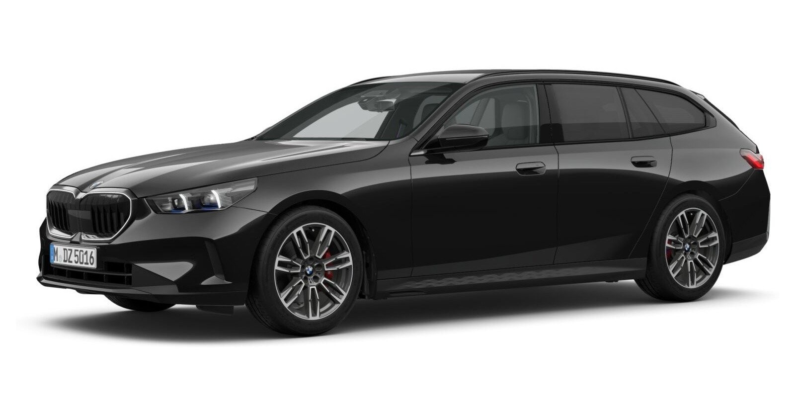BMW BMW 5er in Schwarz von vorne BMW BMW 5er in Schwarz von vorne