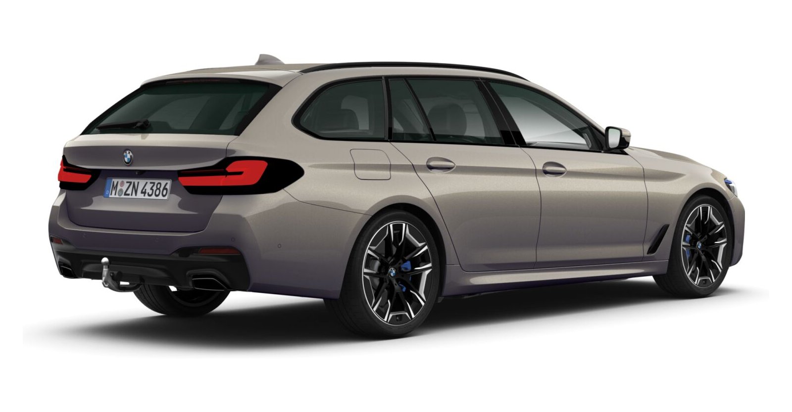 BMW BMW 5er in Grau von hinten BMW BMW 5er in Grau von hinten