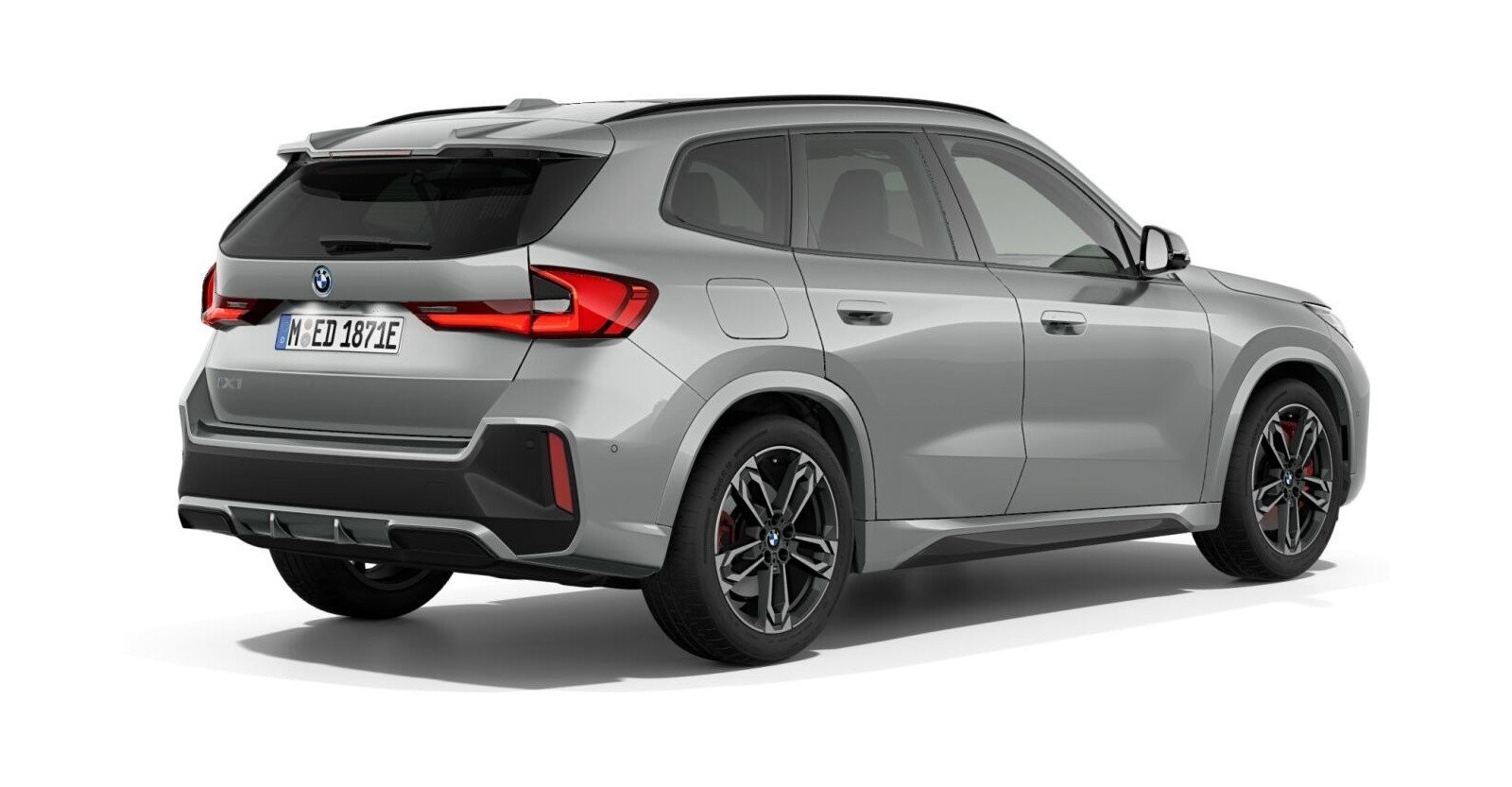 BMW BMW I in Grau von hinten