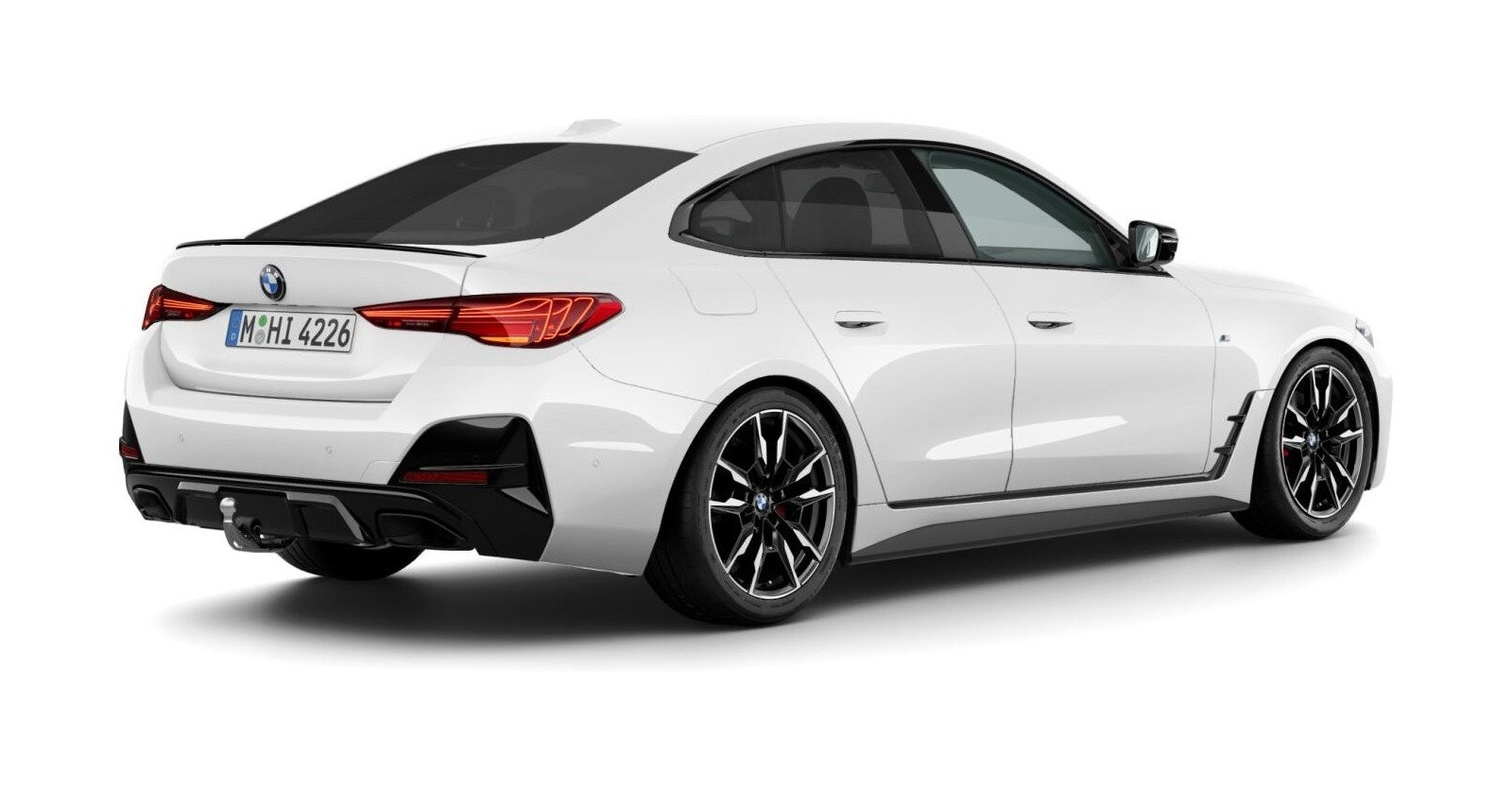 BMW BMW 4er in Weiß von hinten BMW BMW 4er in Weiß von hinten