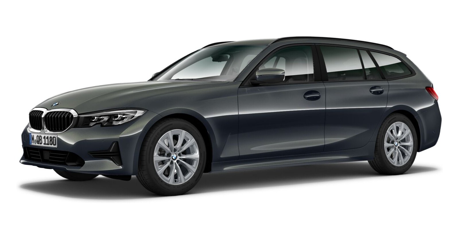 BMW BMW 3er in Grau von vorne BMW BMW 3er in Grau von vorne