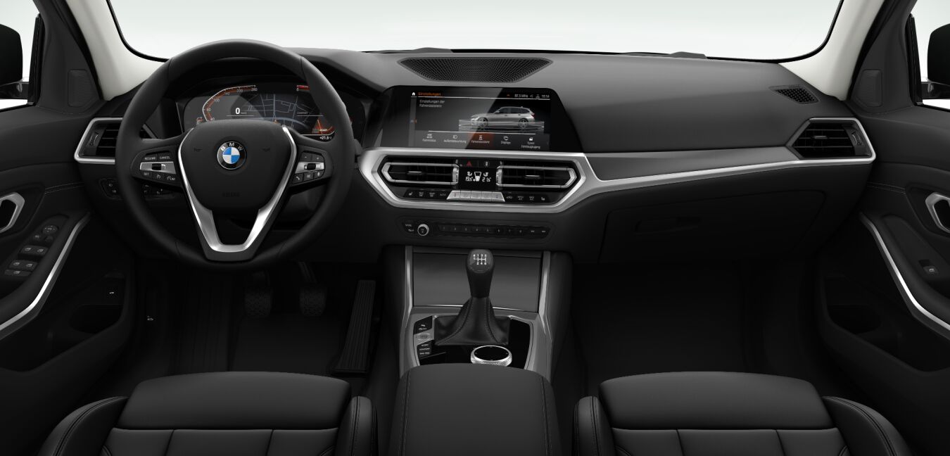 BMW BMW 3er im Innenraum von vorne BMW BMW 3er im Innenraum von vorne
