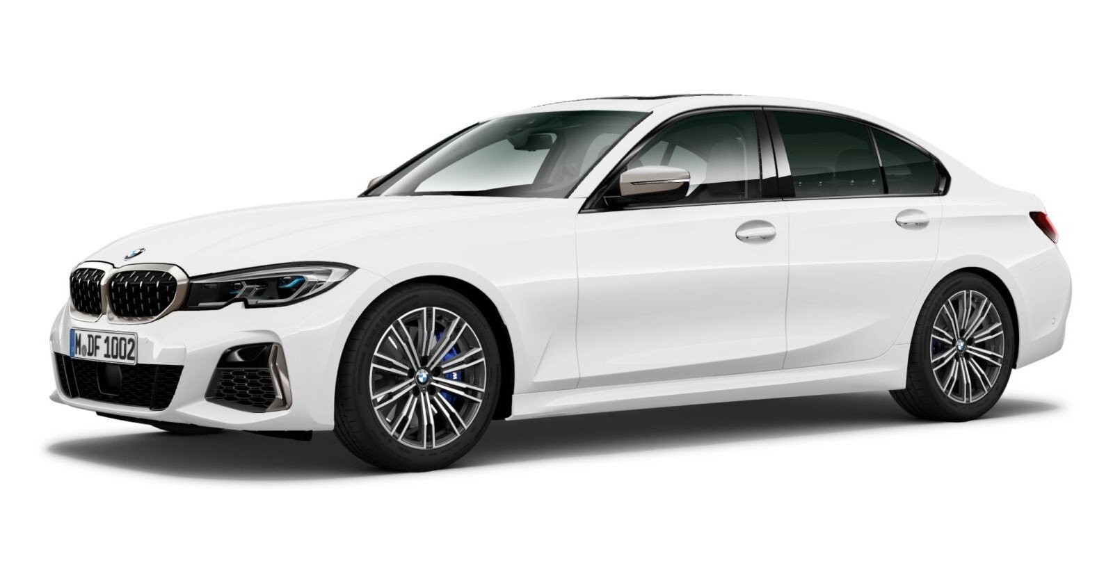 BMW BMW 3er in Weiß von vorne BMW BMW 3er in Weiß von vorne