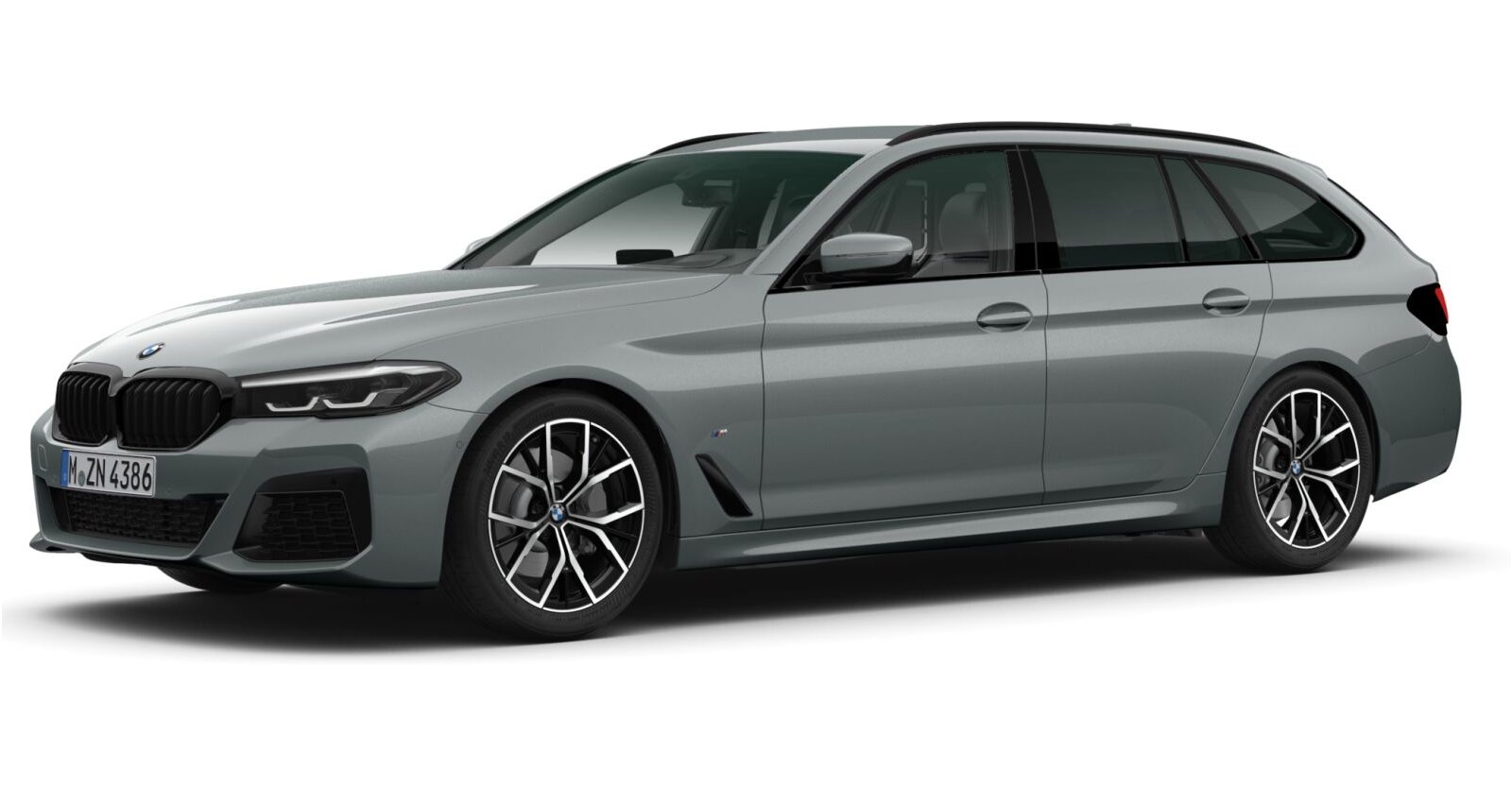 BMW BMW 5er in Grau von vorne BMW BMW 5er in Grau von vorne