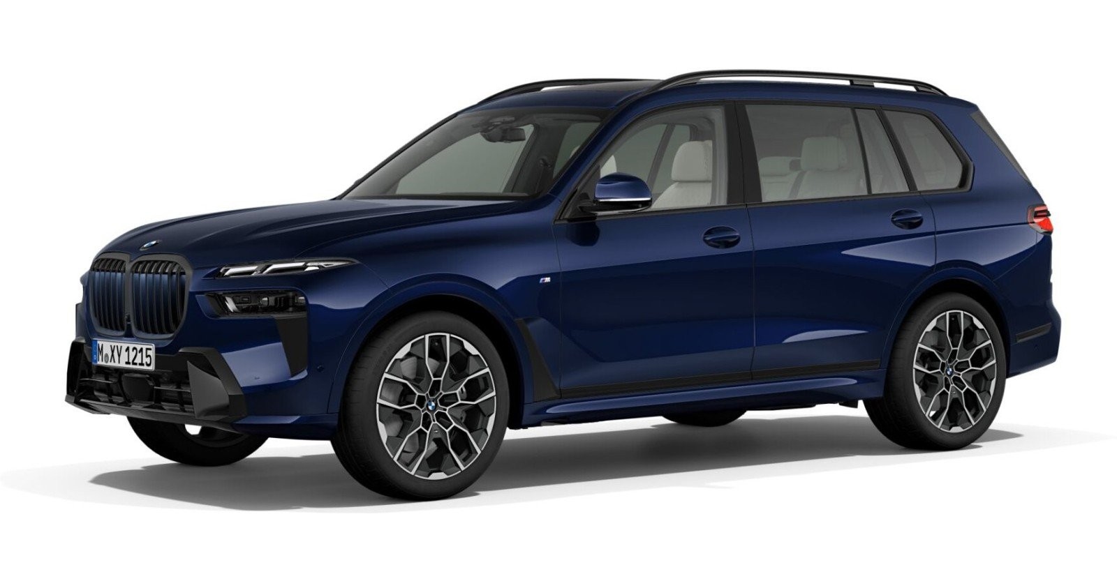 BMW BMW X in Blau von vorne BMW BMW X in Blau von vorne