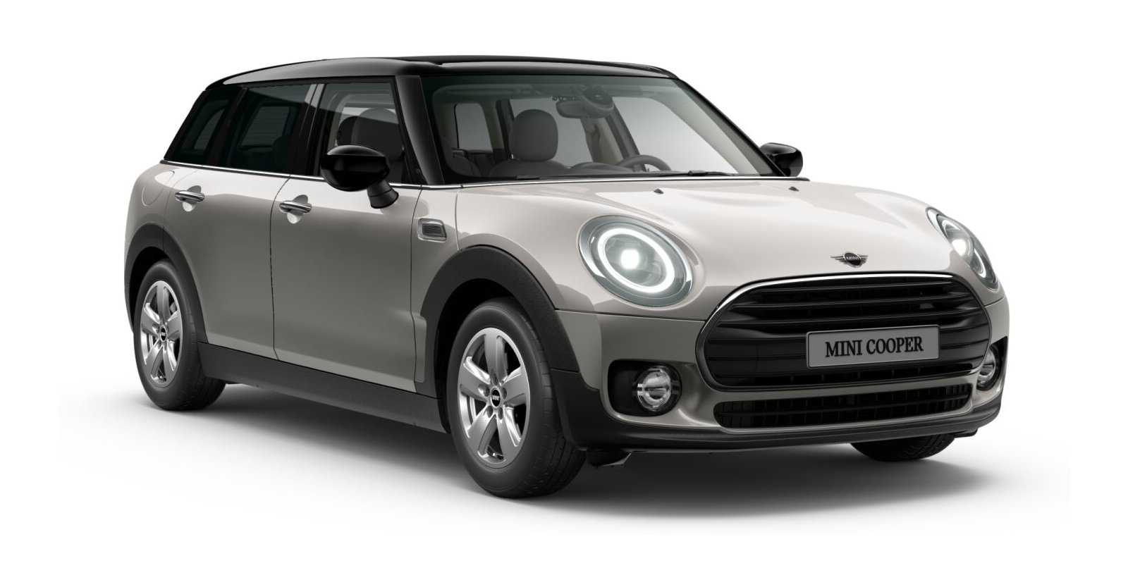 MINI Cooper Clubman in Silber von vorne
