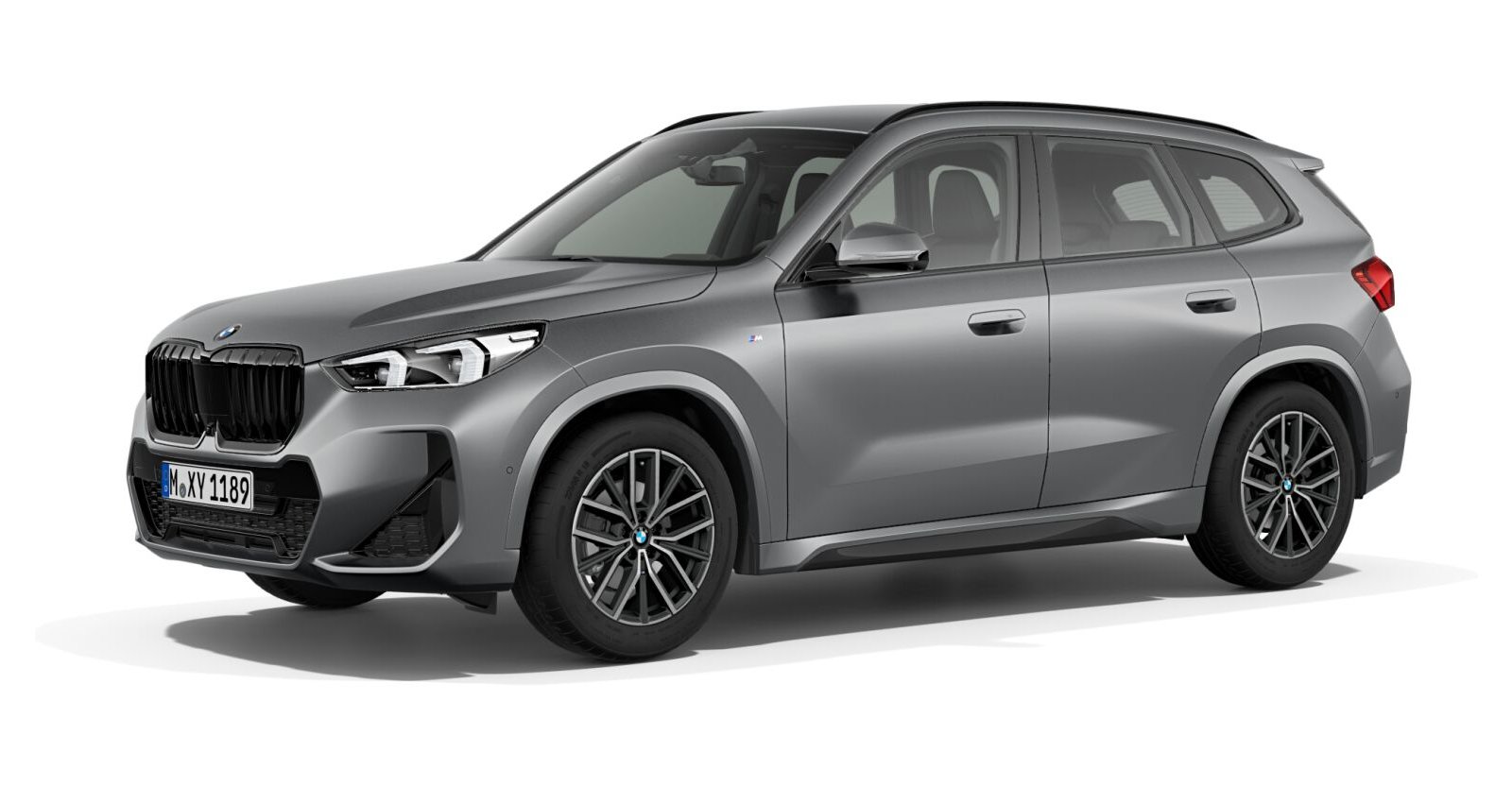 BMW X1 xDrive20d in Grau von vorne
