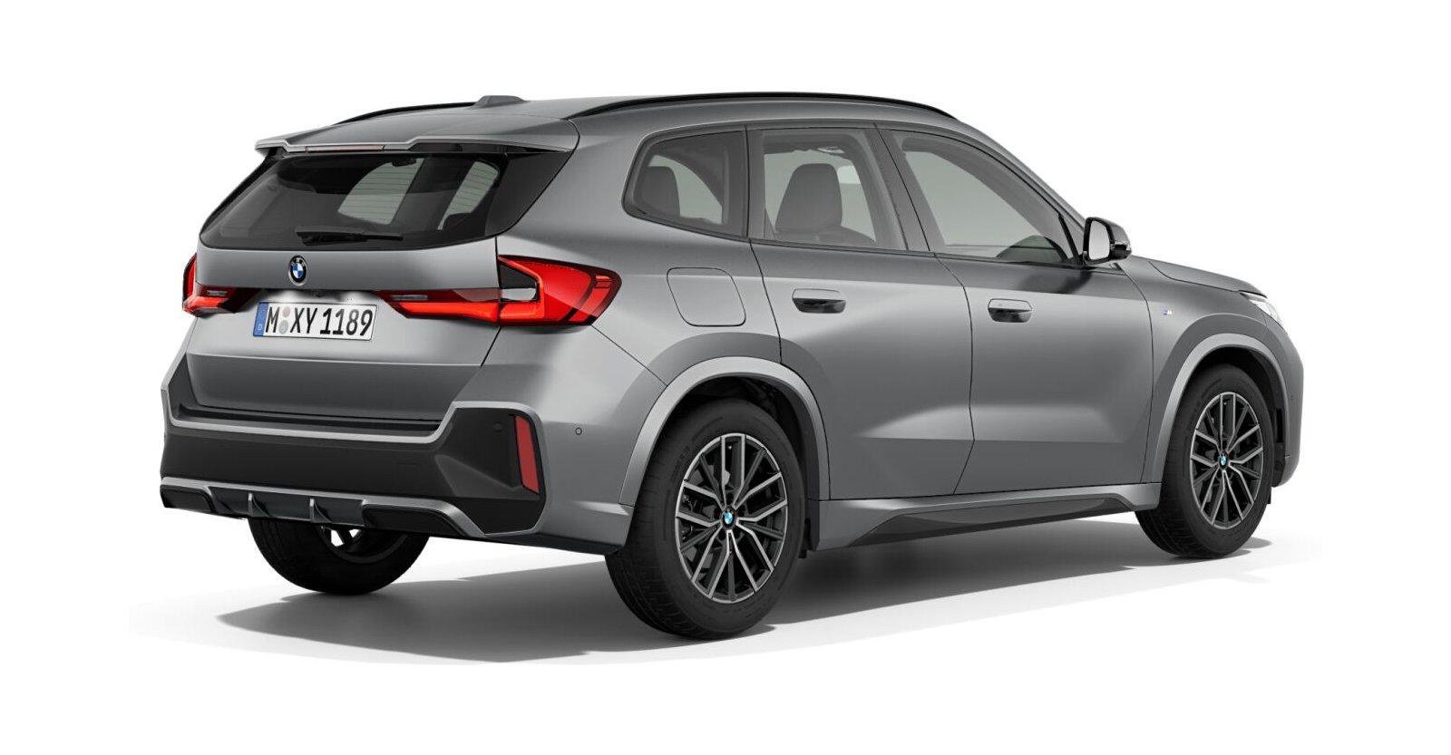 BMW BMW X in Grau von hinten