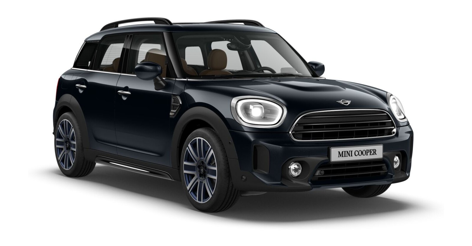MINI Cooper Countryman in Schwarz von vorne