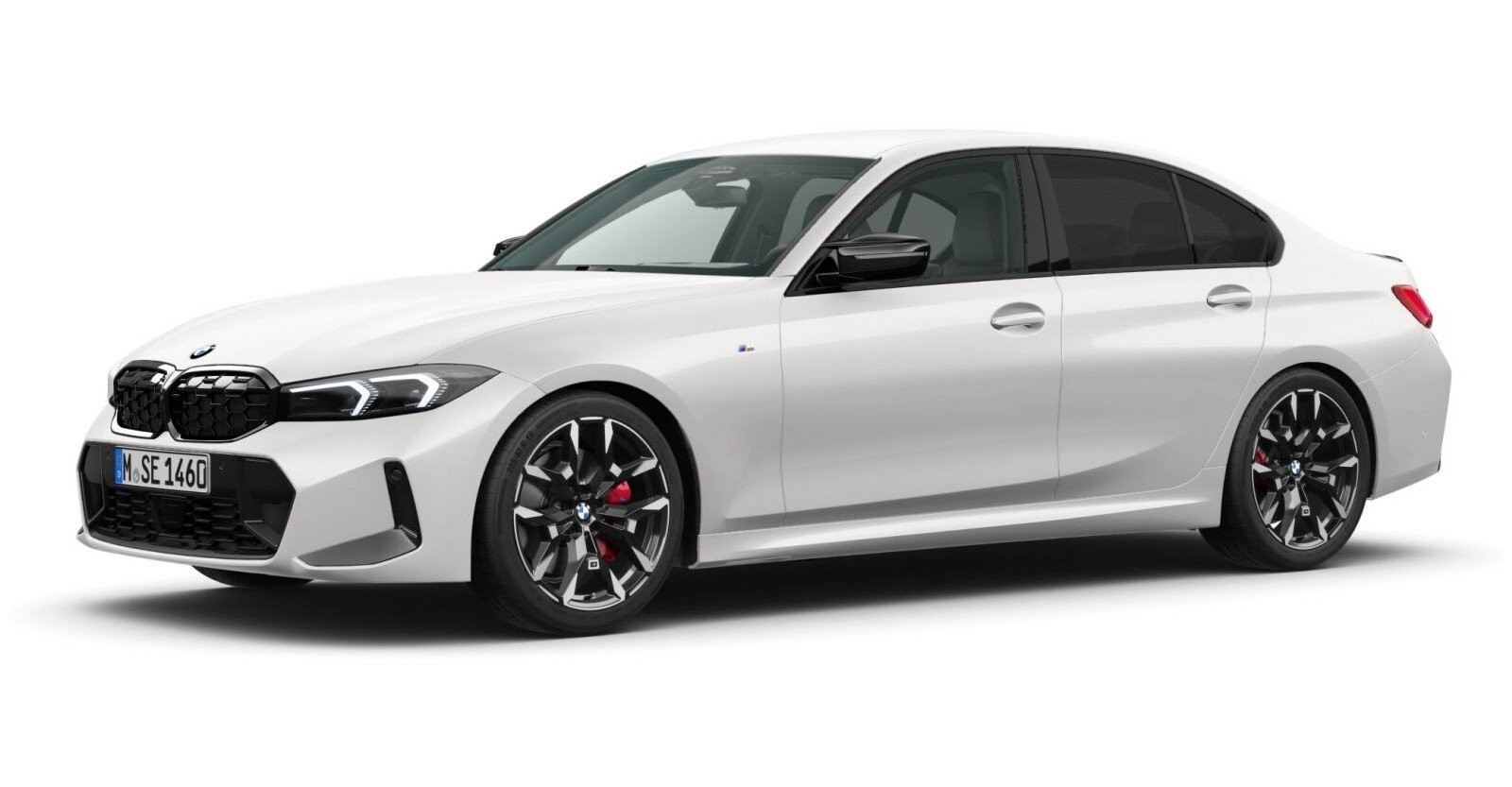 BMW BMW 3er in Weiß von vorne BMW BMW 3er in Weiß von vorne