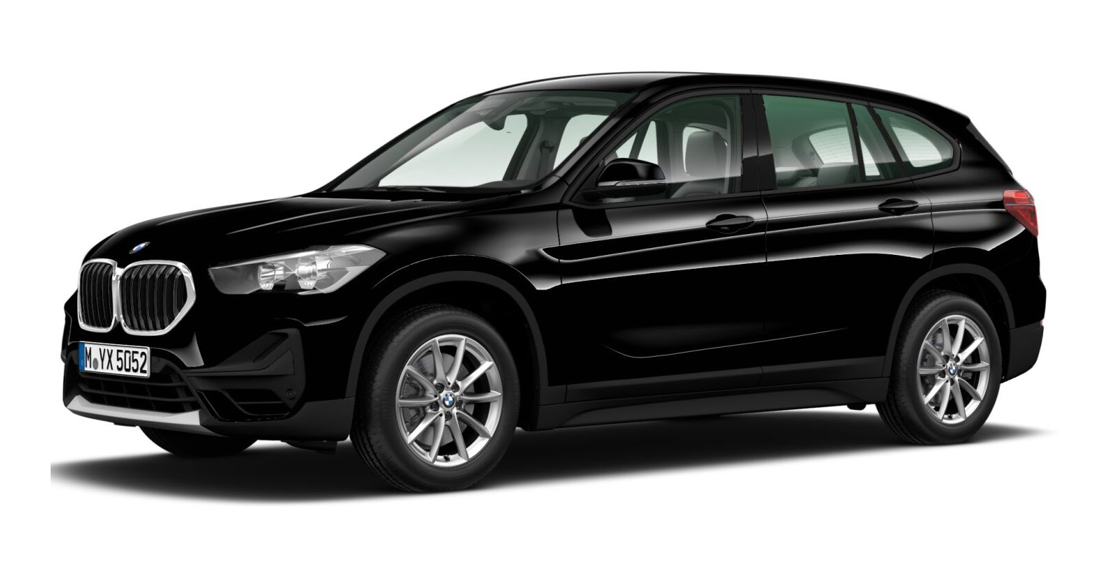 BMW BMW X in Schwarz von vorne
