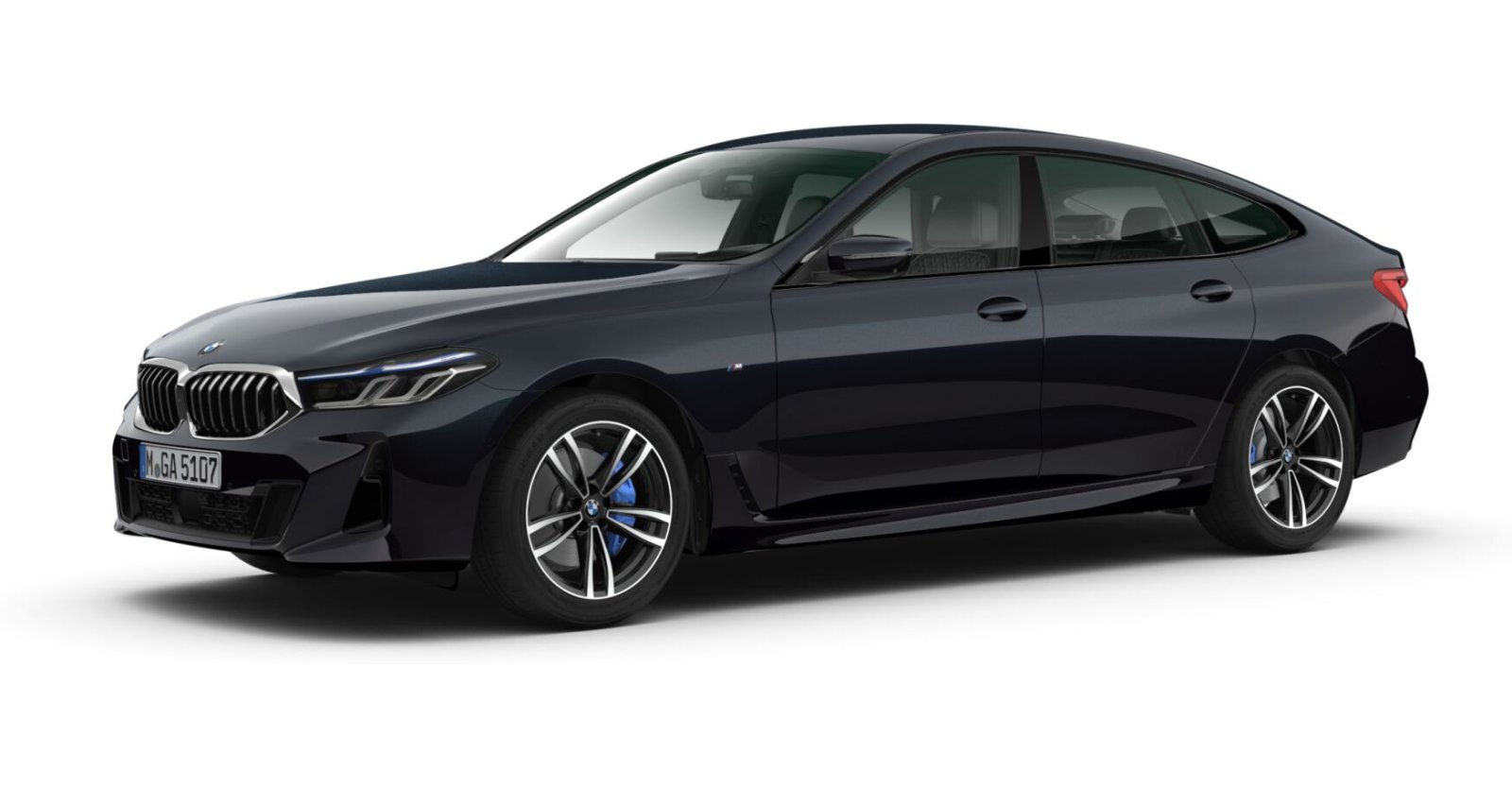BMW BMW 6er in Schwarz von vorne BMW BMW 6er in Schwarz von vorne