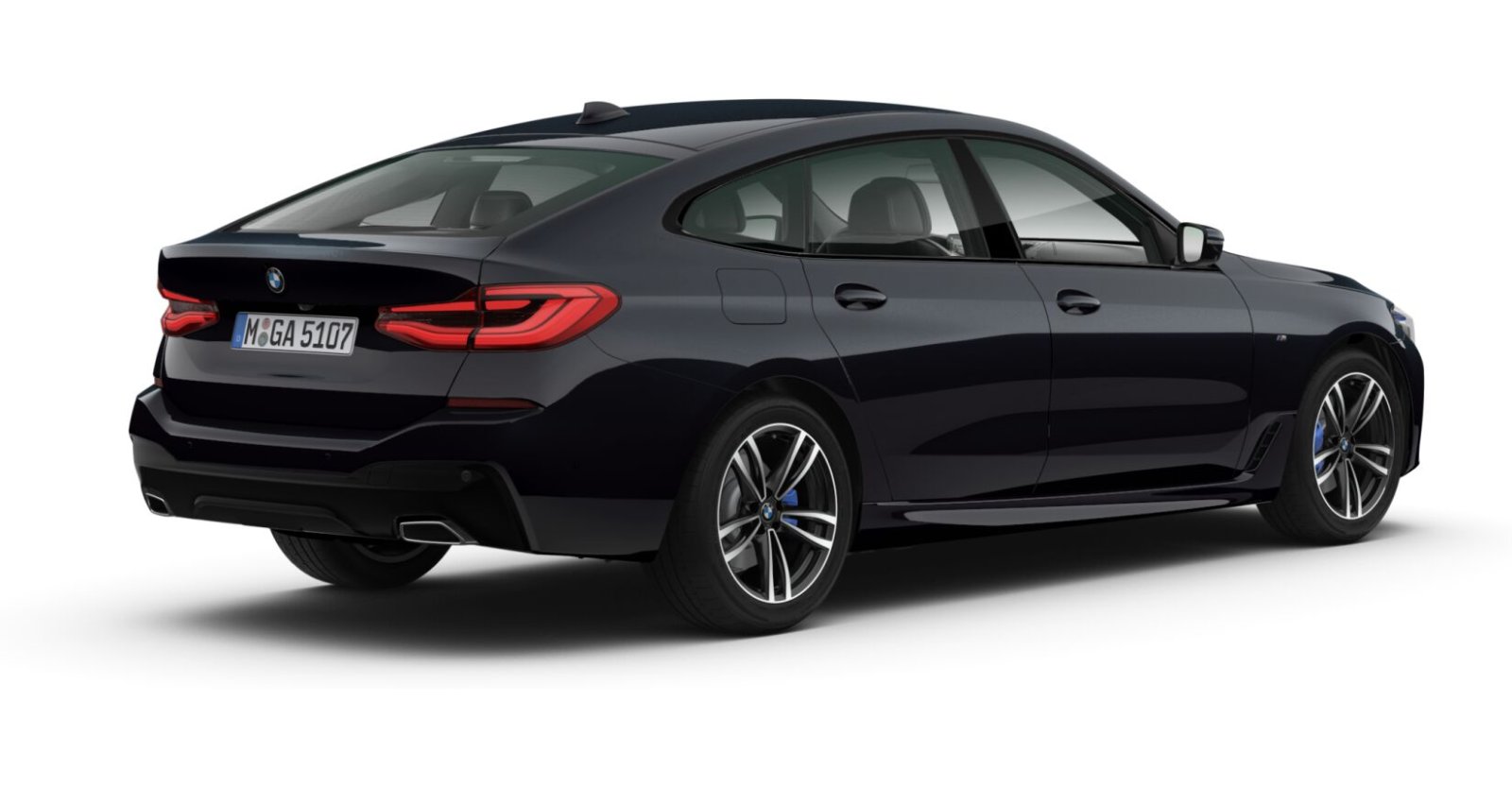 BMW BMW 6er in Schwarz von hinten BMW BMW 6er in Schwarz von hinten