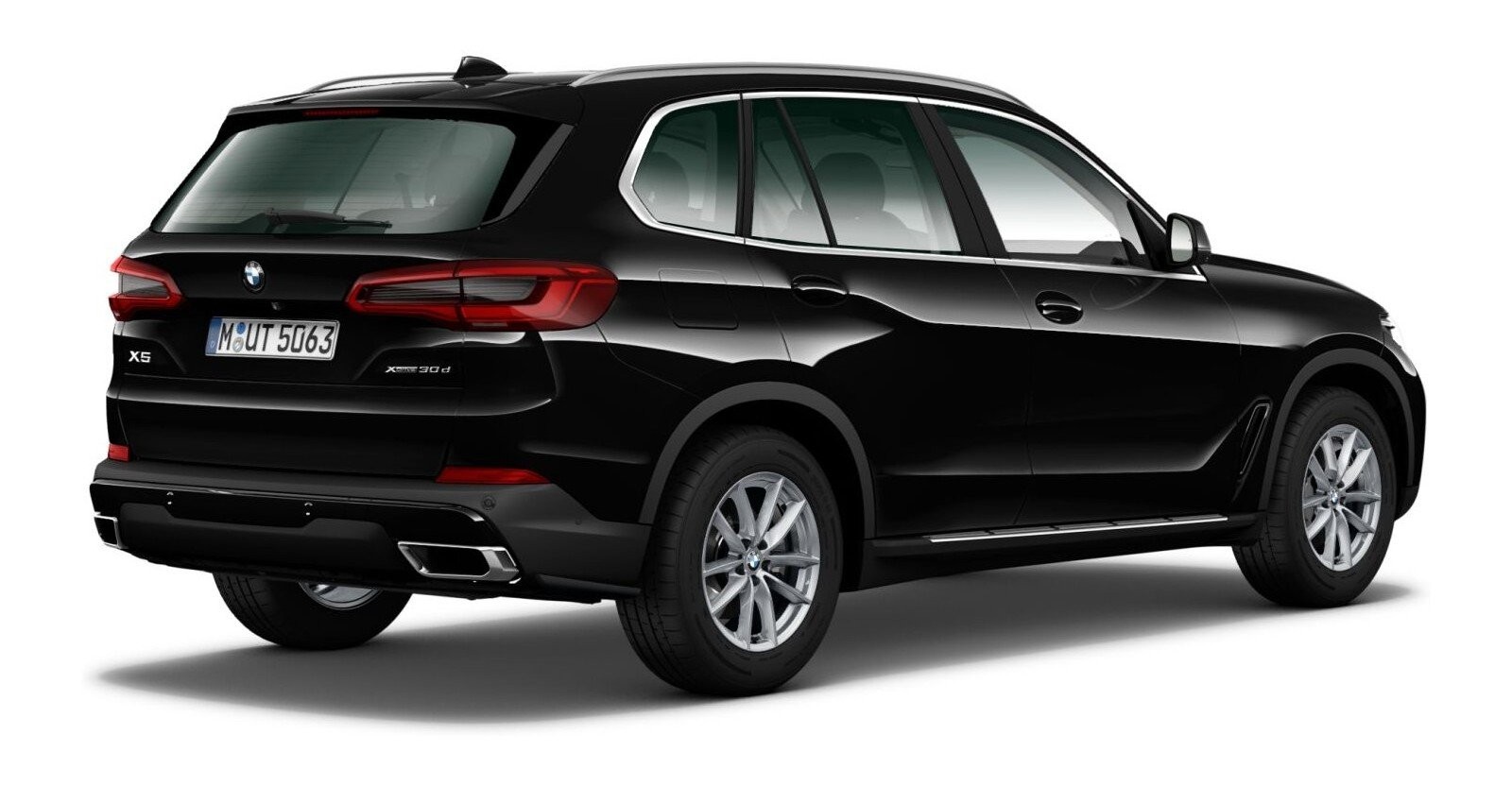 BMW BMW X in Schwarz von hinten BMW BMW X in Schwarz von hinten