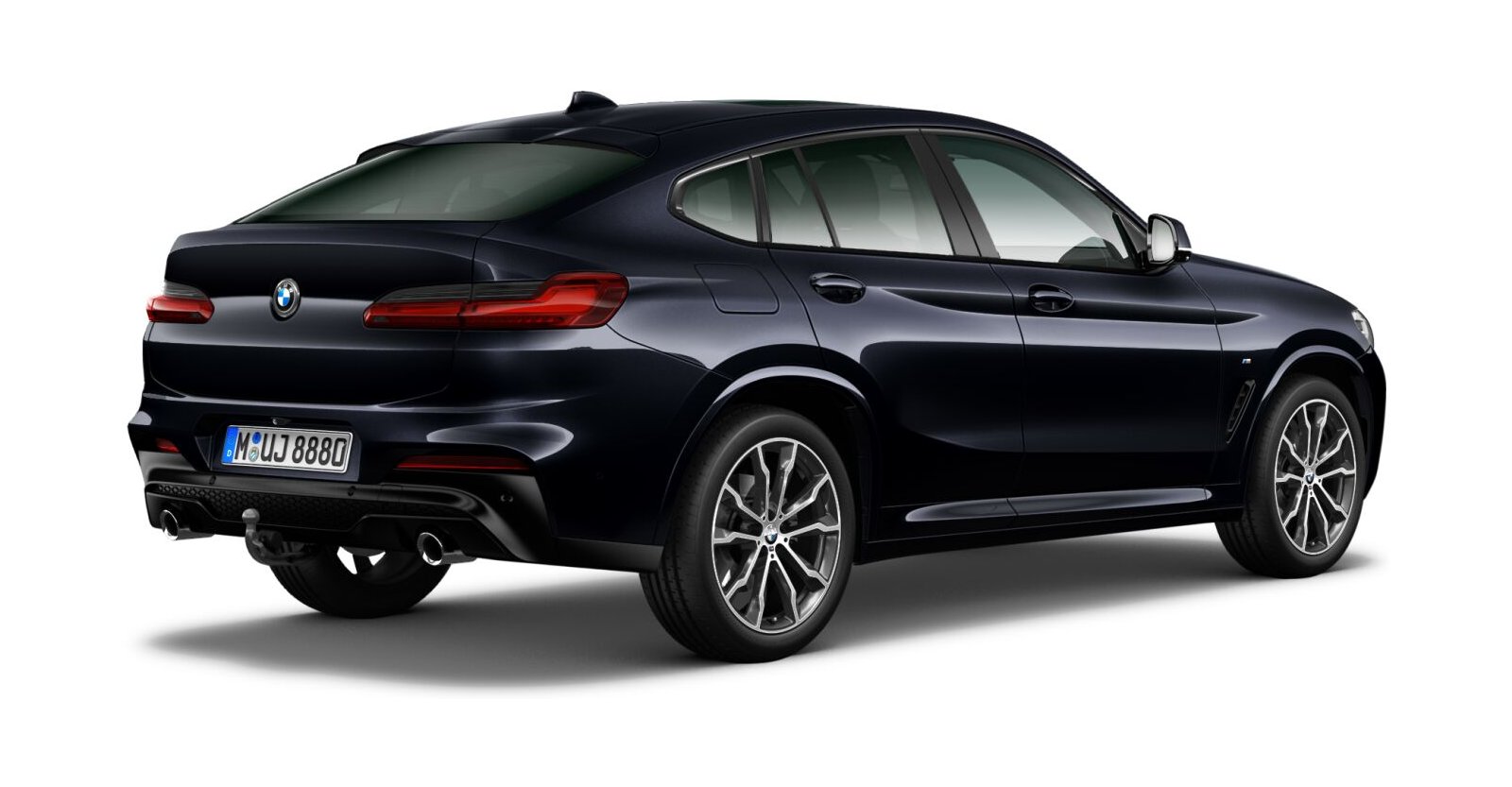 BMW BMW X in Schwarz von hinten BMW BMW X in Schwarz von hinten