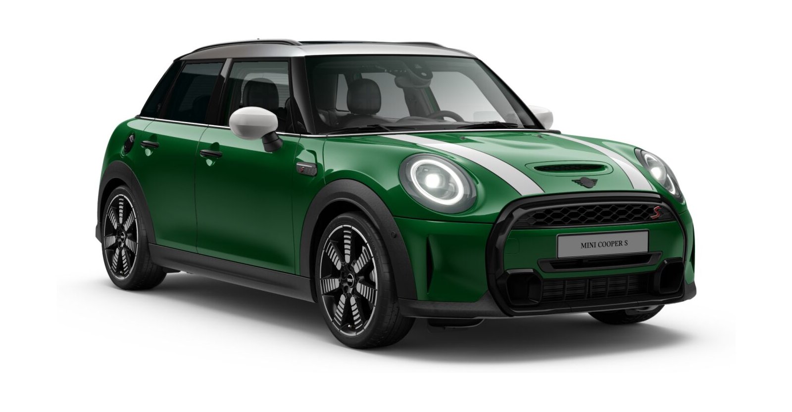 MINI Cooper S 5-Türer in Grün von vorne MINI Cooper S 5-Türer in Grün von vorne