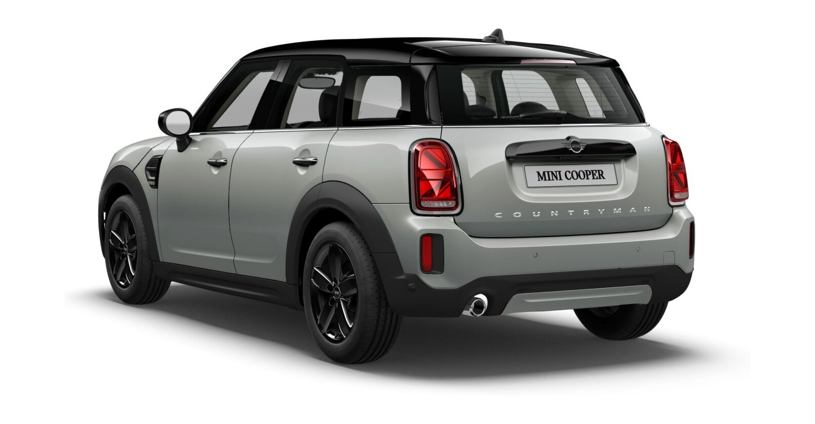 MINI MINI Countryman in Silber von hinten