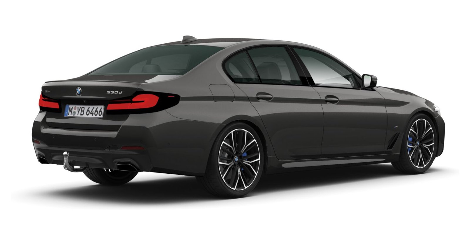 BMW BMW 5er in Grau von hinten BMW BMW 5er in Grau von hinten