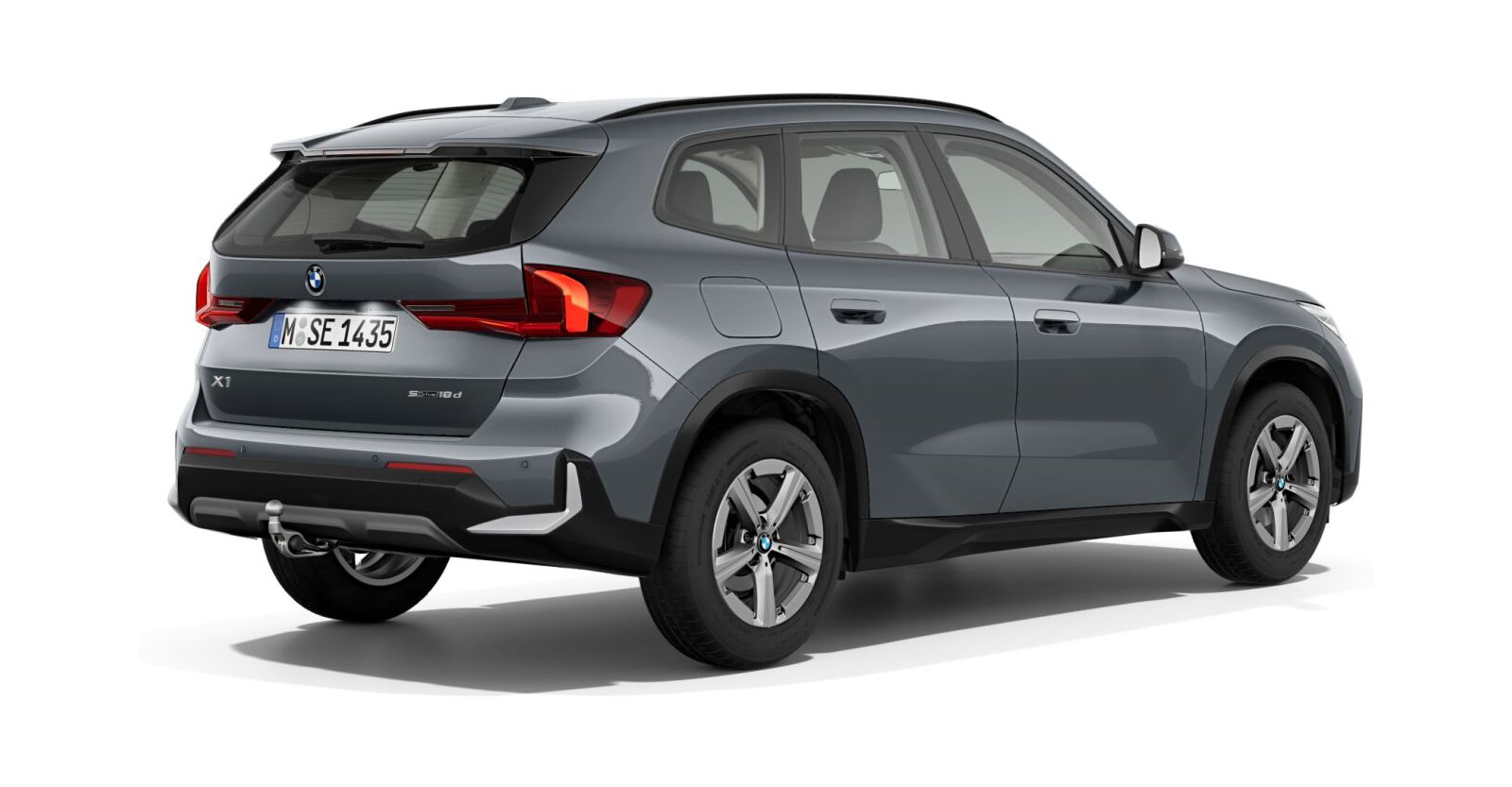 BMW BMW X in Grau von hinten BMW BMW X in Grau von hinten
