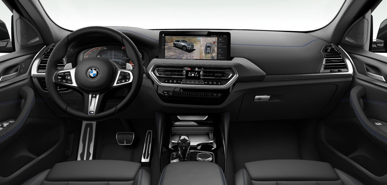 BMW BMW X im Innenraum von vorne
