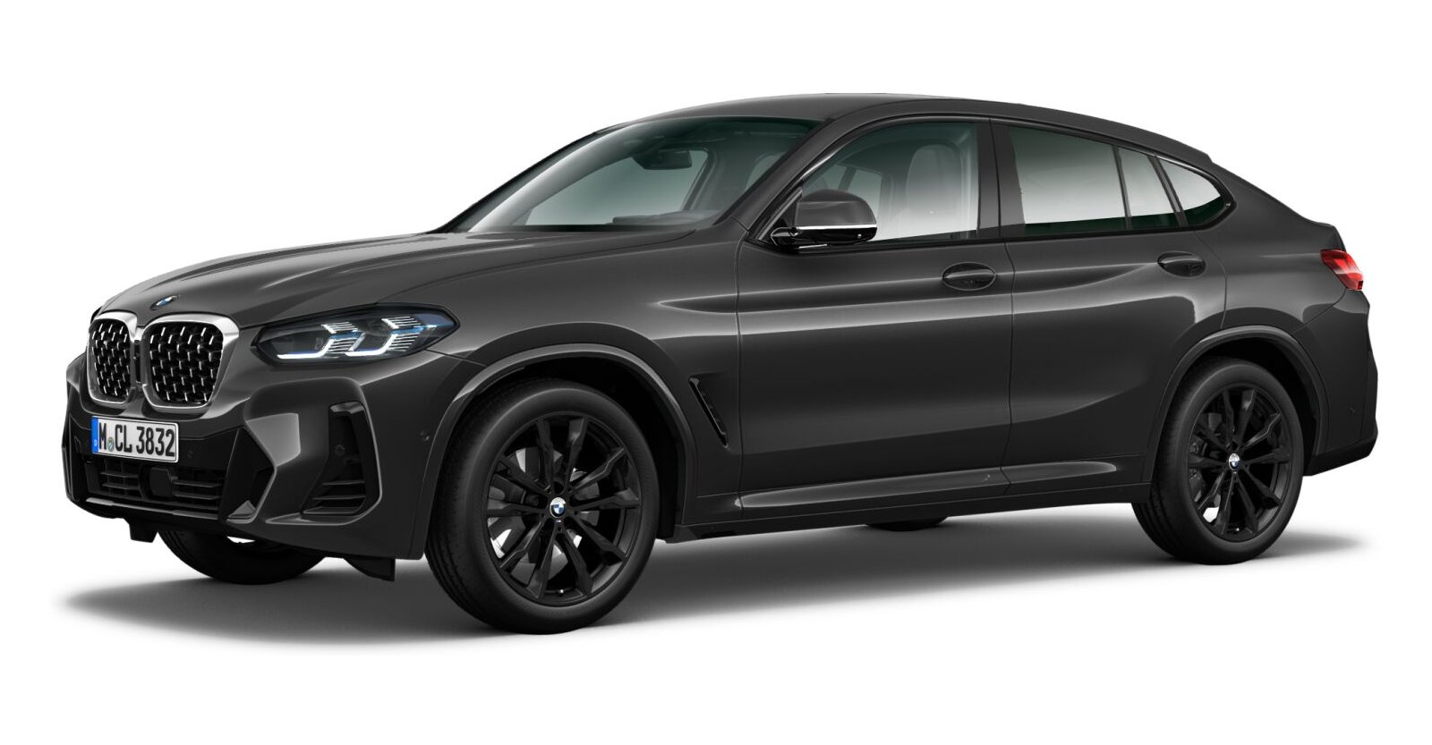 BMW X4 xDrive20d in Grau von vorne