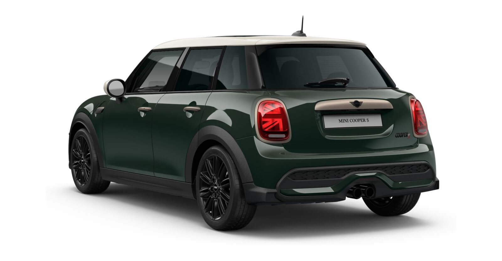 MINI MINI 5-Türer in Grün von hinten