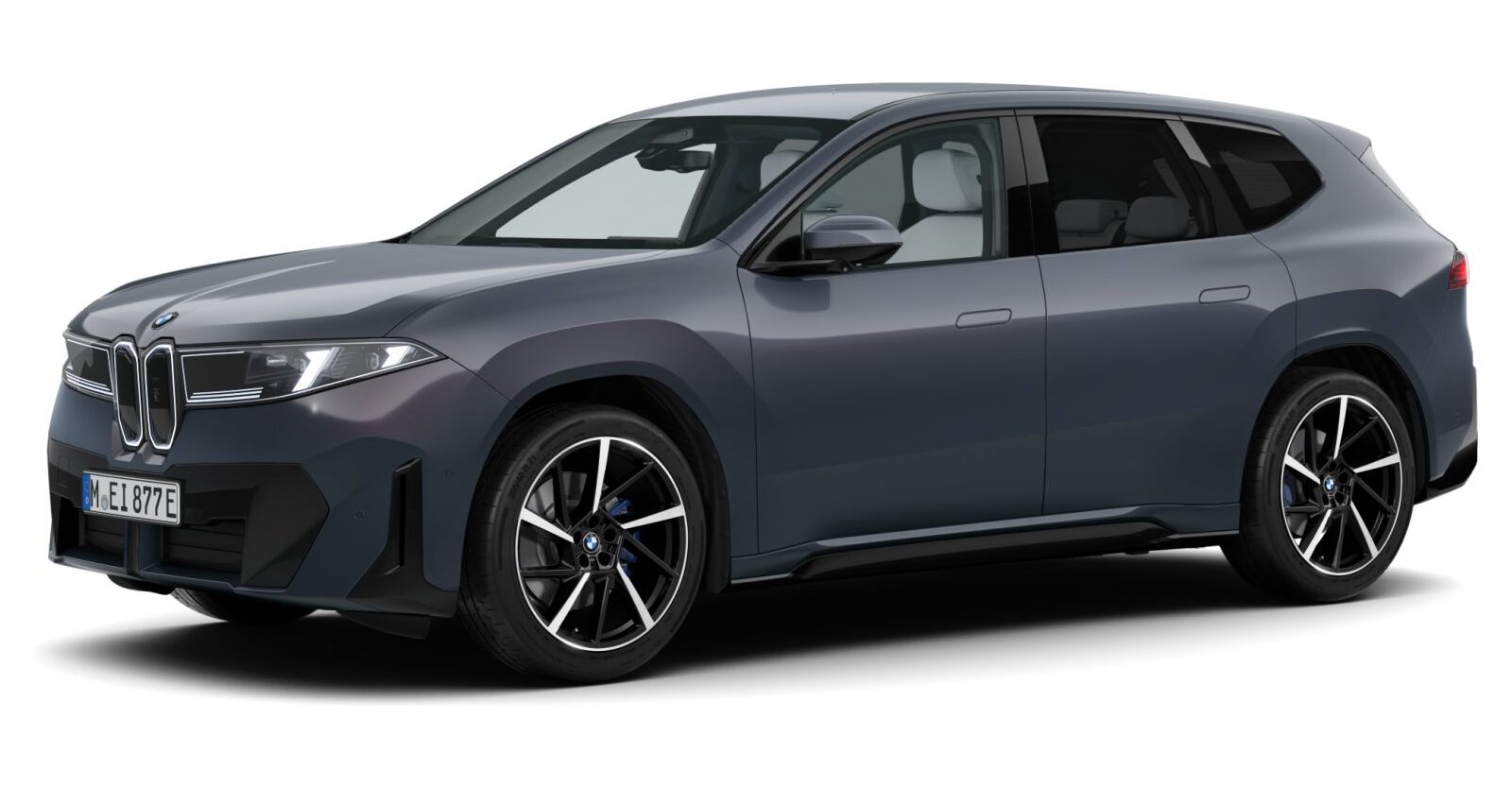 BMW iX3 40 in Grau von vorne