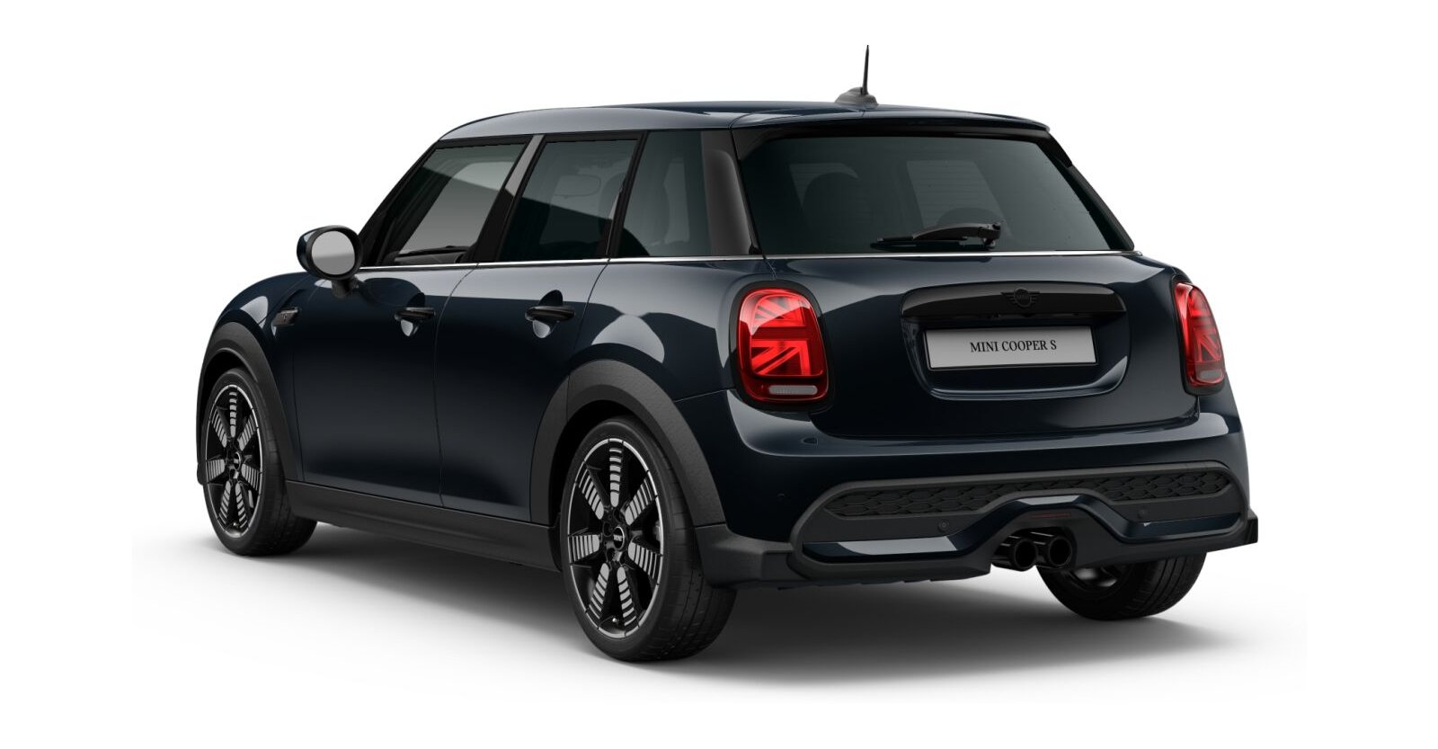 MINI MINI 5-Türer in Schwarz von hinten