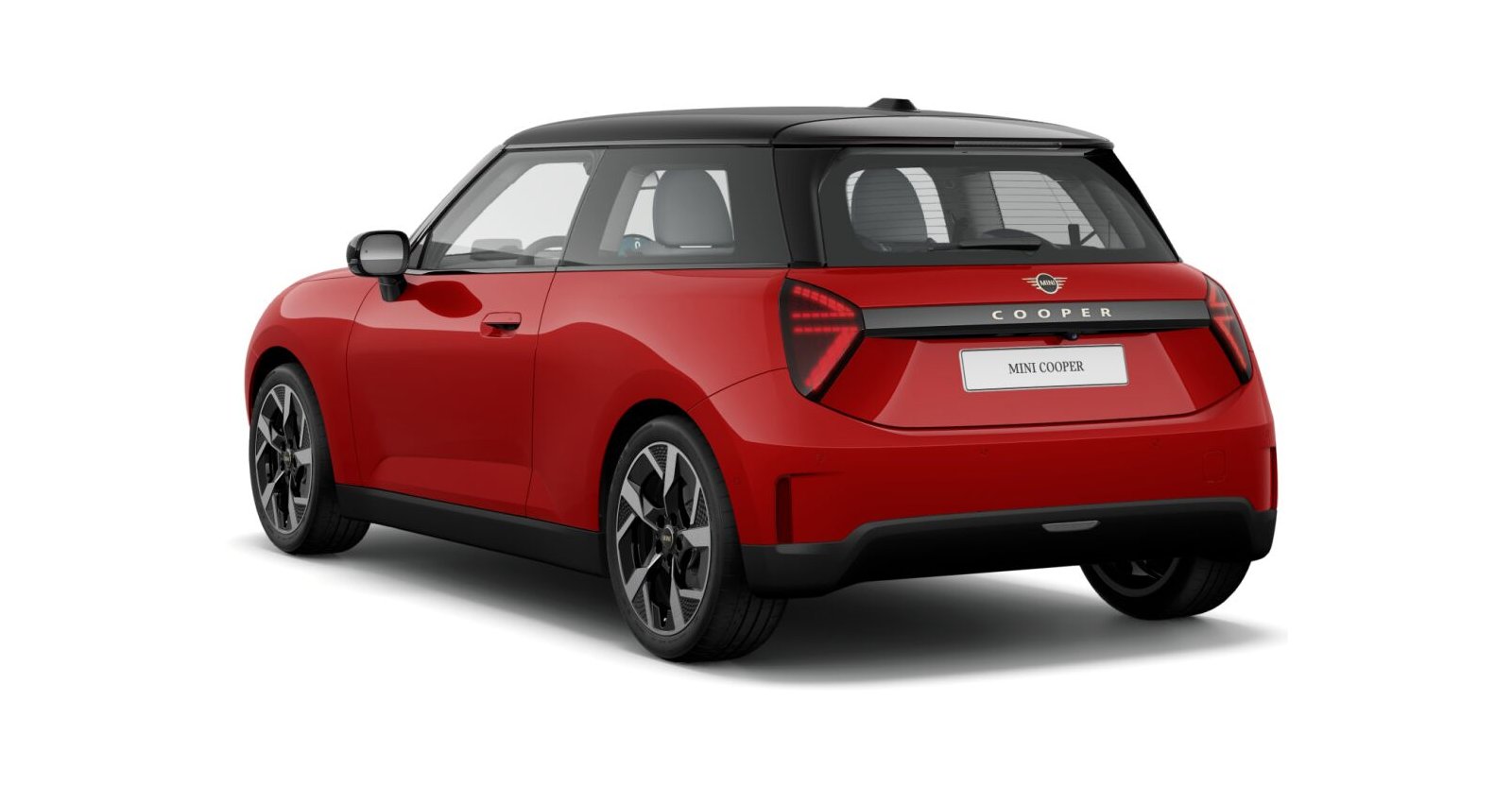 MINI MINI 3-Türer in Rot von hinten
