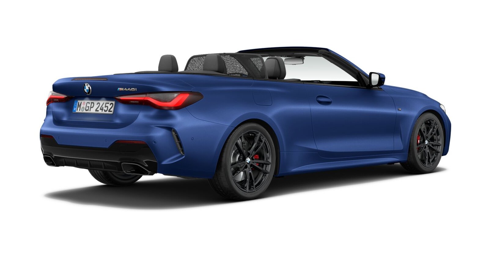 BMW BMW 4er in Blau von hinten BMW BMW 4er in Blau von hinten