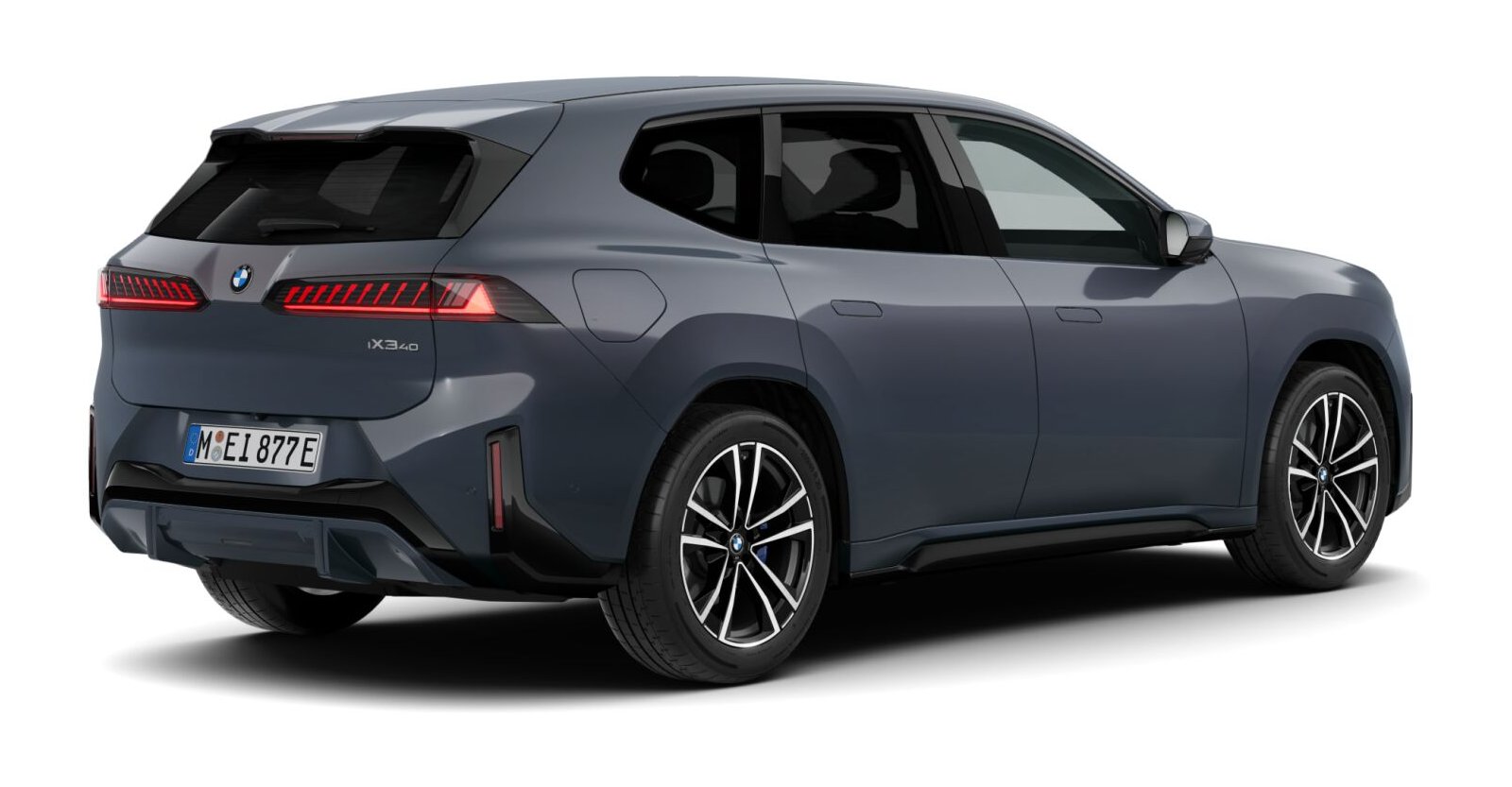 BMW BMW I in Grau von hinten